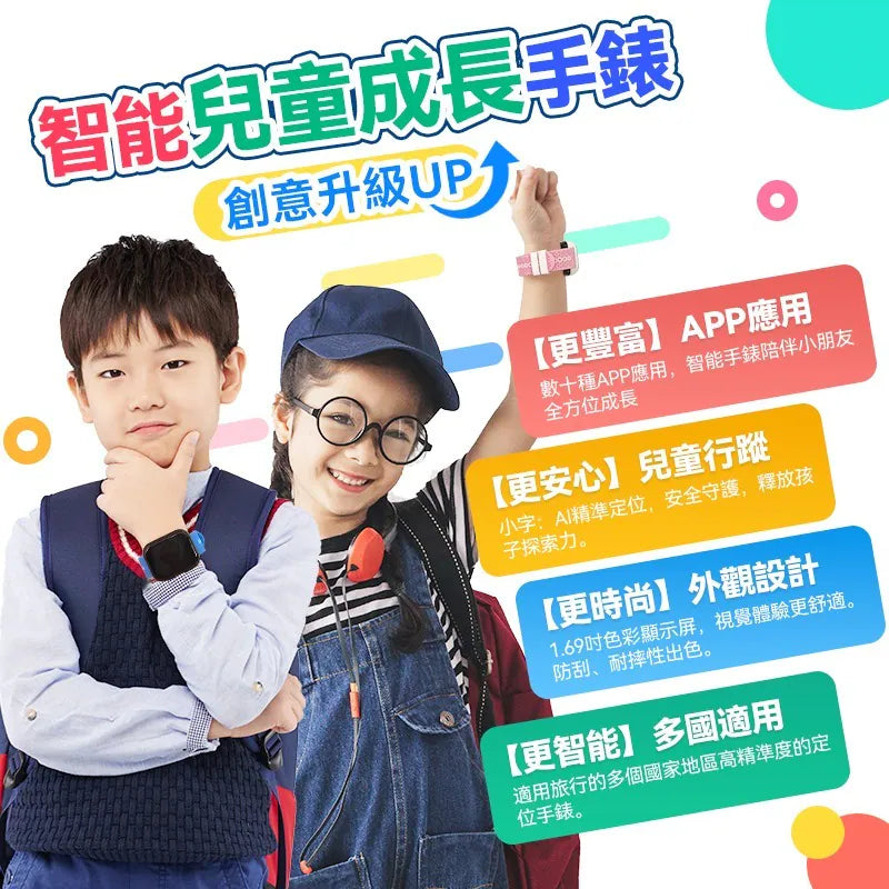 英國SKIDY智能精準定位多國伴旅可視成長兒童手錶