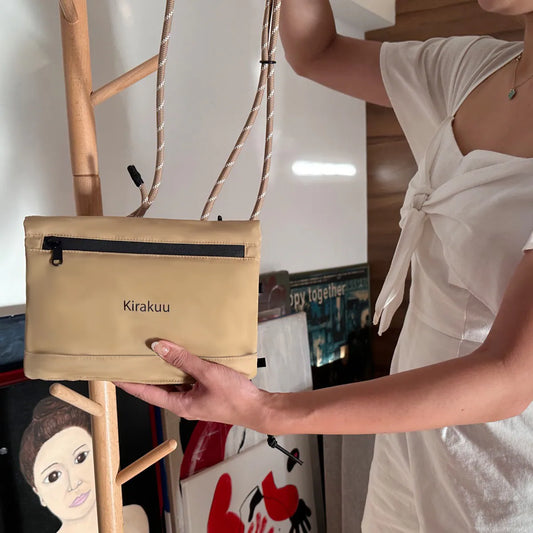 日本品牌 Kirakuu便攜旅行袋｜隱藏環保袋 |